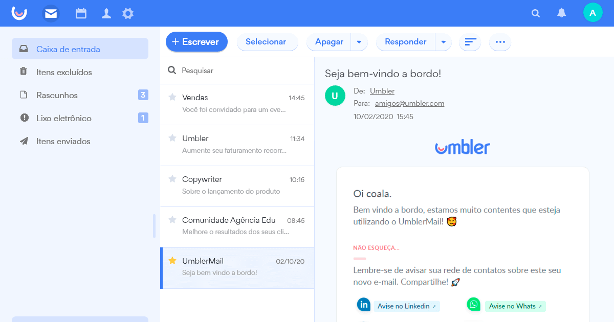 Logo Umbler Mail