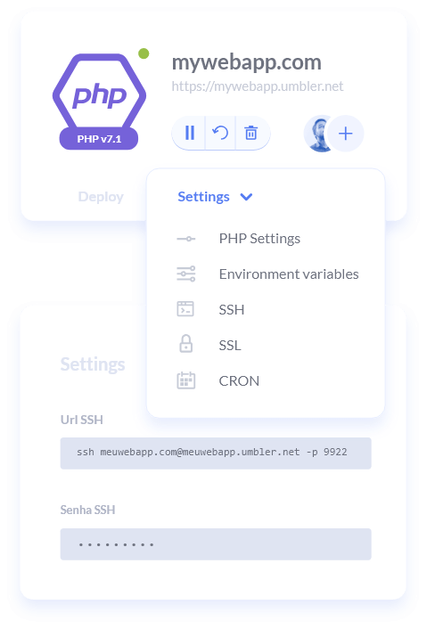 Deploy Git GitHub BitBucket GitLab Umbler